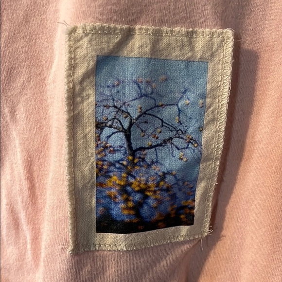 Women's Pink V-Neck Top - Picture 4 of 5